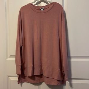 Ava & Viv women’s pullover sweater. Dusty rose. 2X